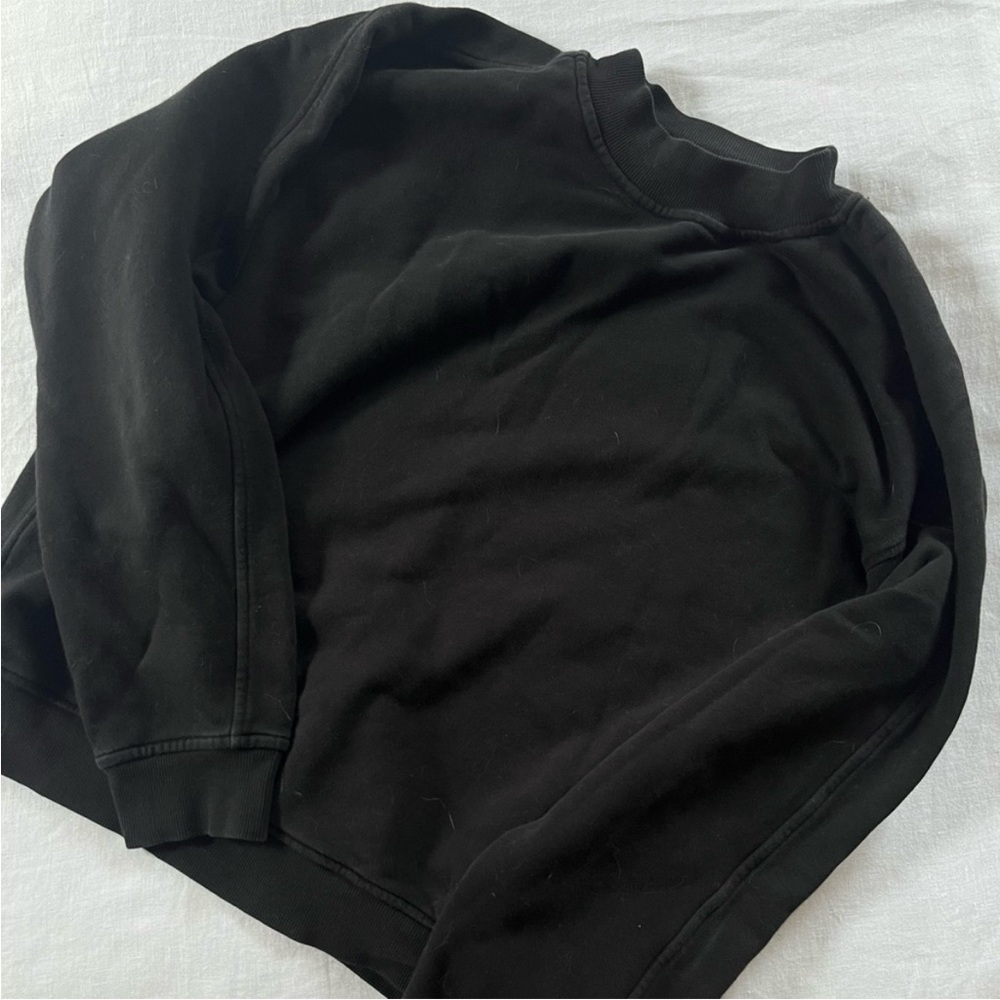 Lululemon Chill On Black Crewneck Sweatshirt